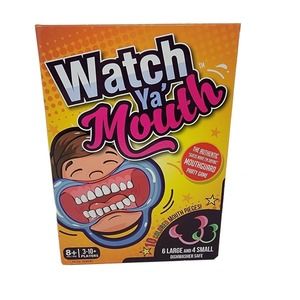Watch Ya’ Your Mouth Party Game w/ 10 Mouth Openers Skyler Innovations New